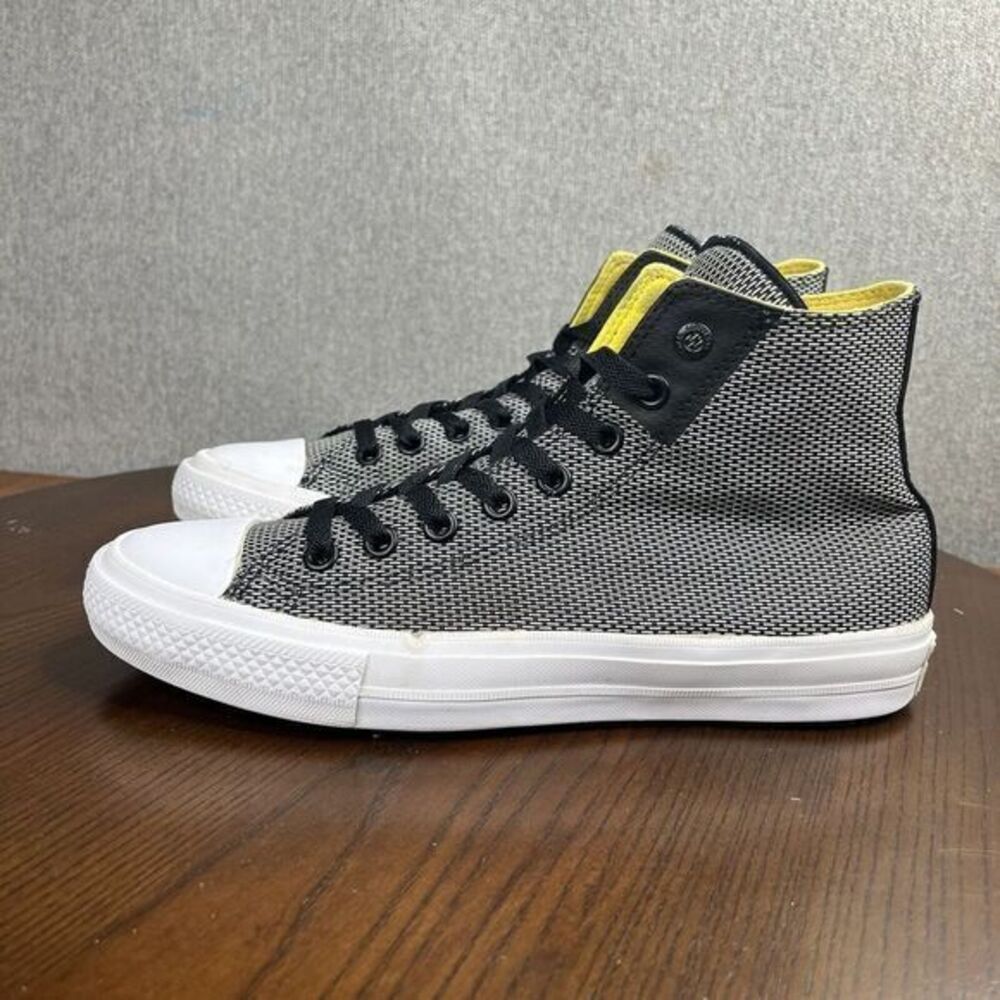 Converse Chuck Taylor II Shoes Women's 10 Black Lunarlon High Sneakers 155536C